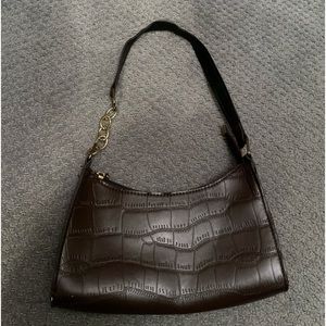 Brown shoulder bag